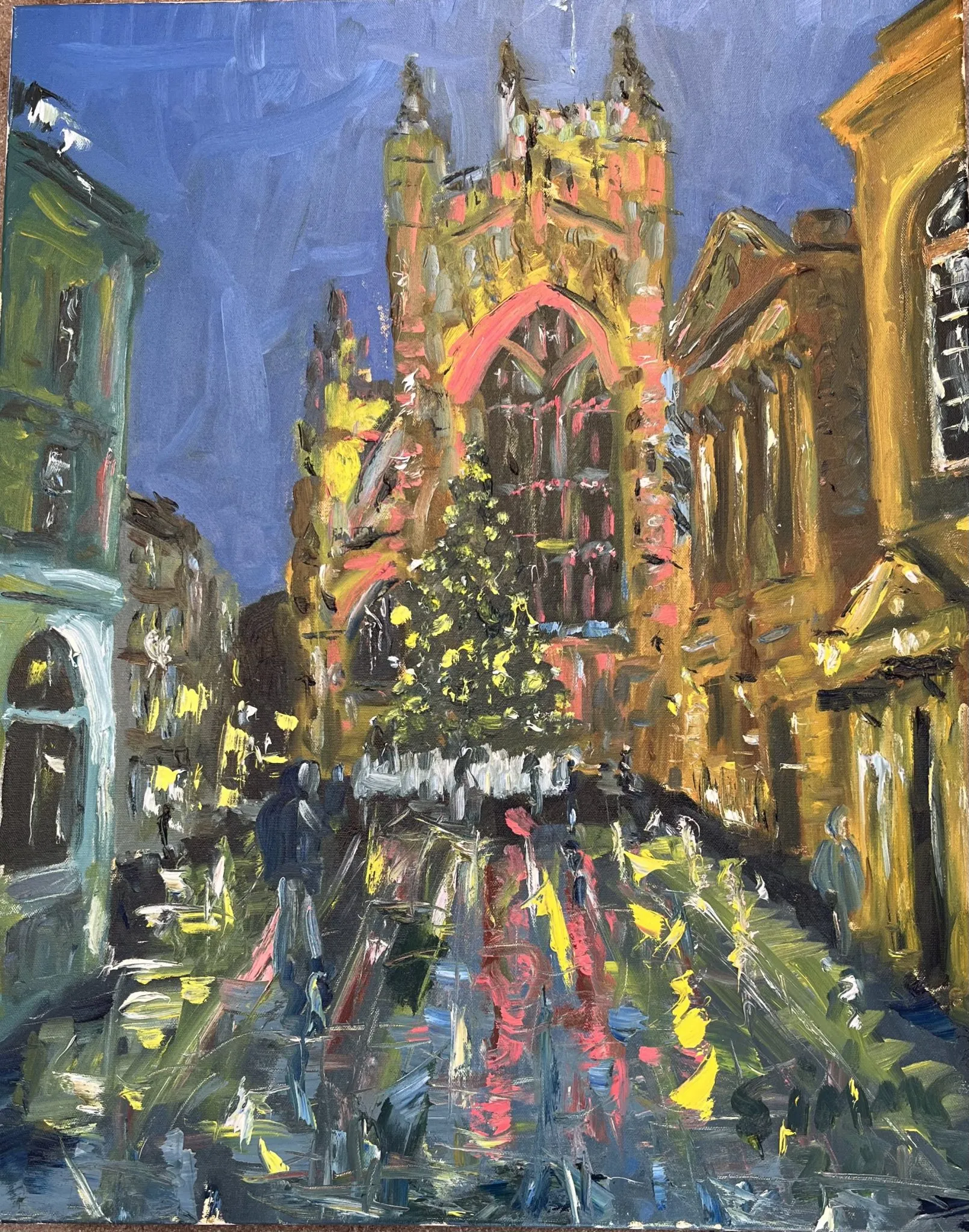 Abbey Night Scene