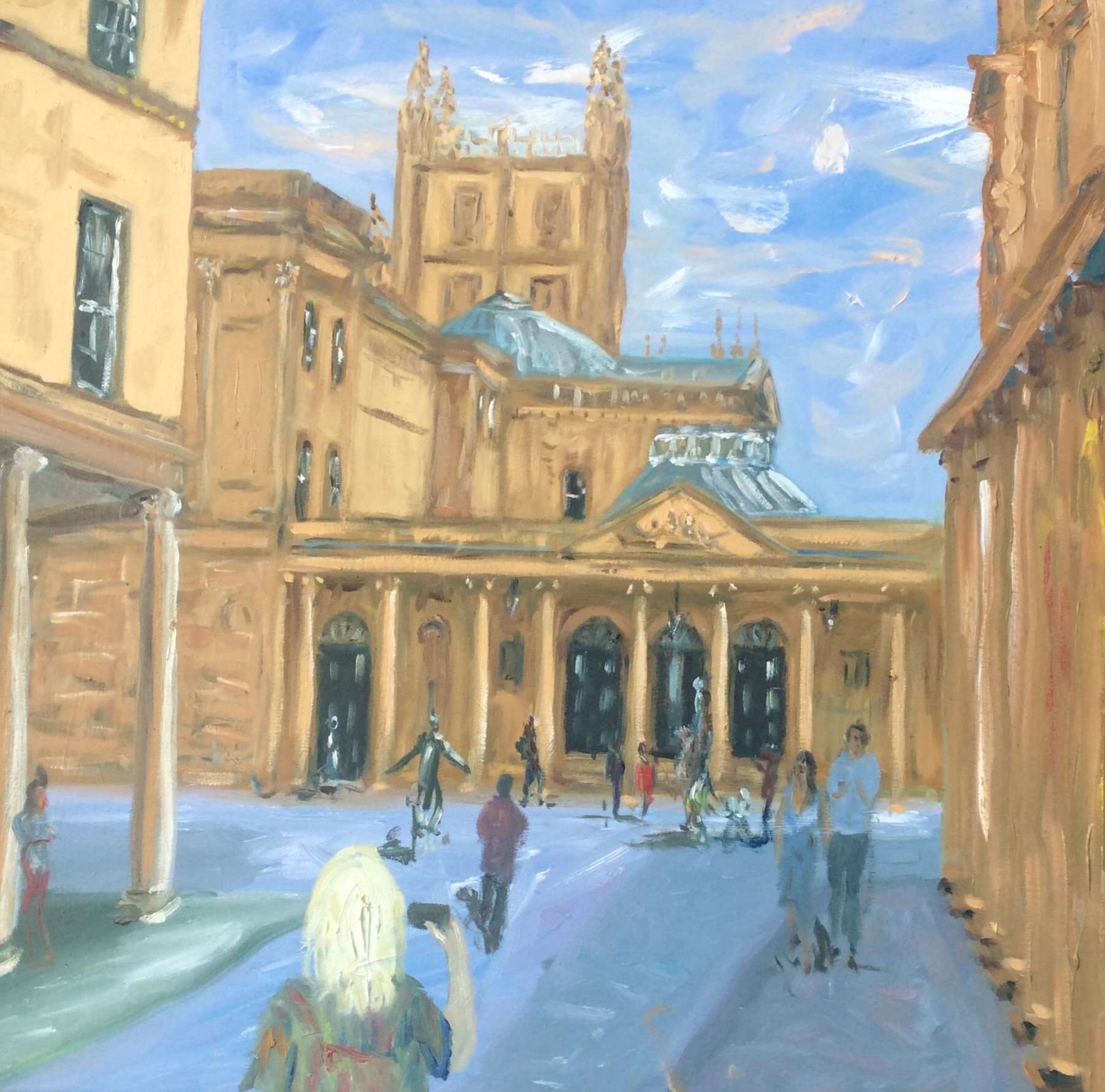 Bath bustle and busking