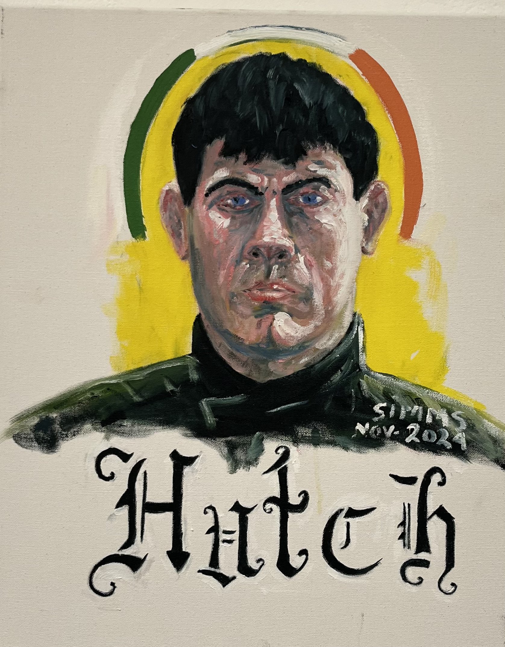 Portrait Of Gerard — painting by Gearoid Simms