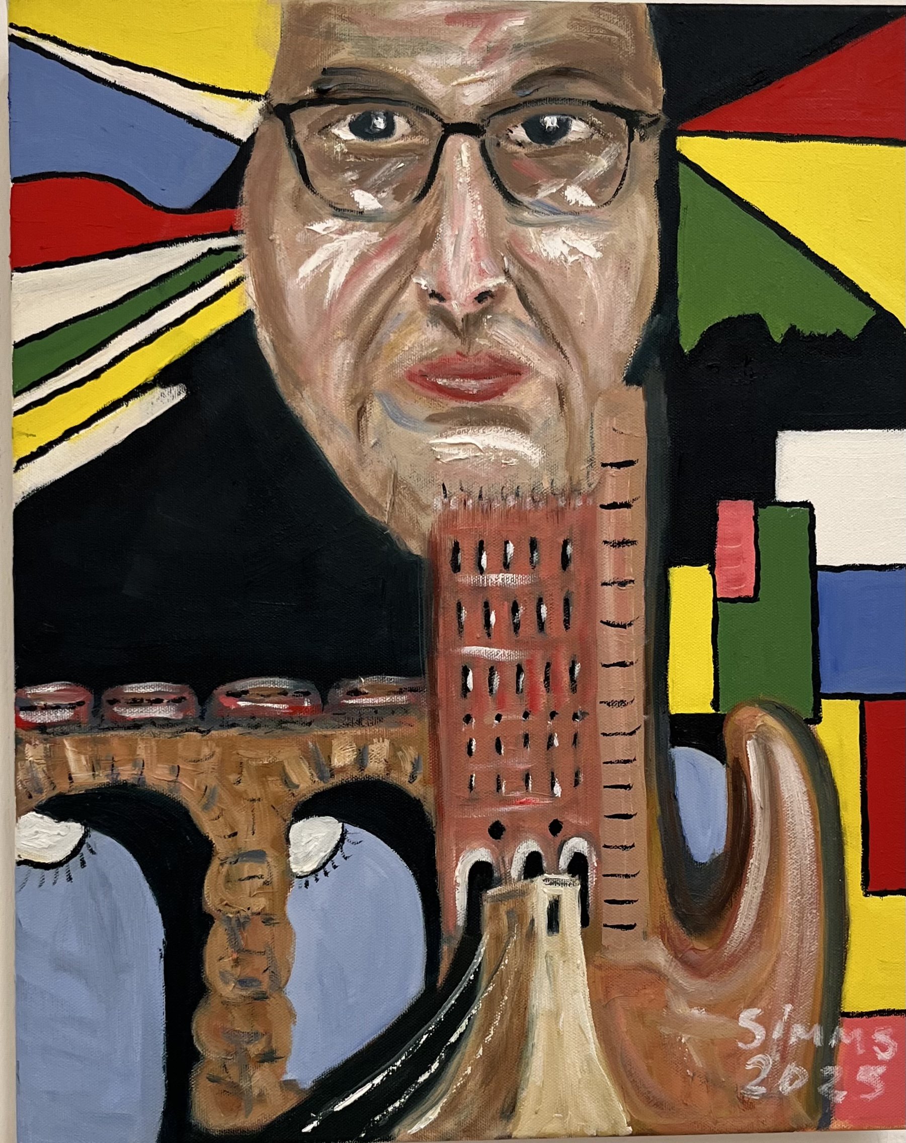 Portrait Of Trish — painting by Gearoid Simms
