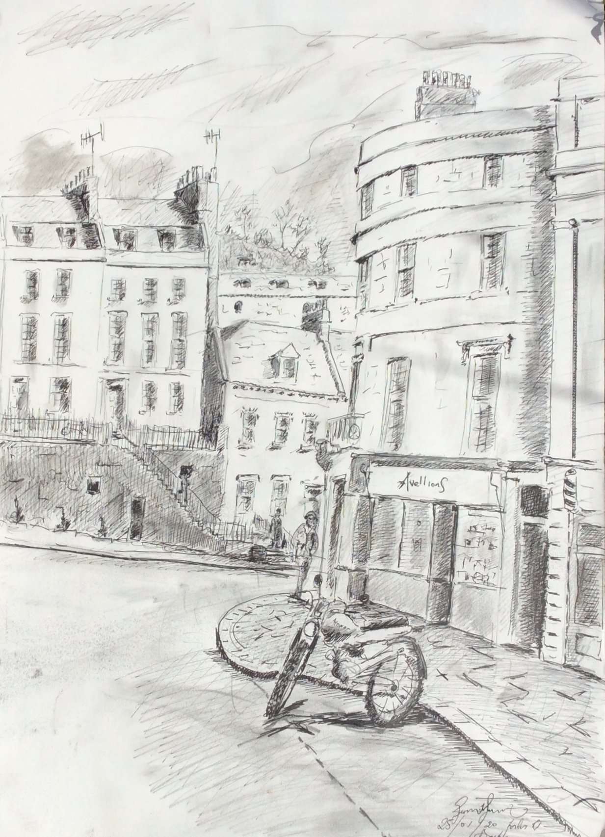 View from Cleveland place,Bath.2.