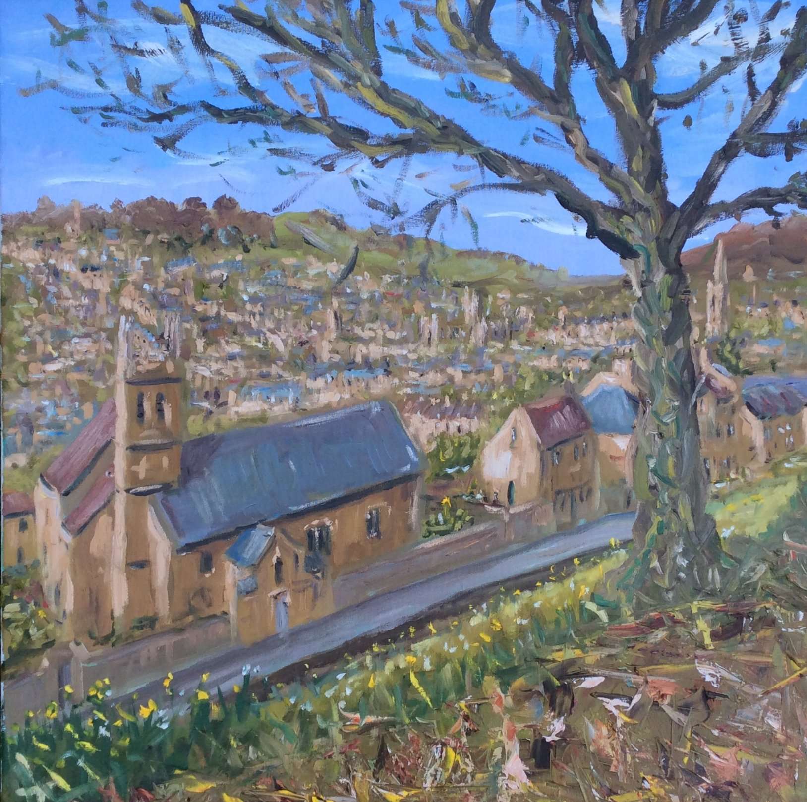 View of Bath, with Magdalen chapel.